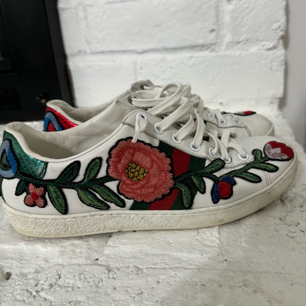 Gucci Floral Sneakers
